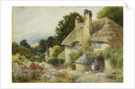 A Cottage at Selworthy, near Minehead by Arthur Claude Strachan