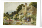 A Cottage at Selworthy, near Minehead by Arthur Claude Strachan
