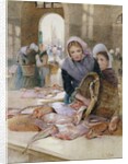 Women in the Fish Market, Boulogne by Hector Caffieri