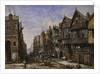Chester: Watergate Street from the Corner of Crook Street, with Eastgate Beyond by Louise Ingram Rayner