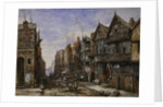 Chester: Watergate Street from the Corner of Crook Street, with Eastgate Beyond by Louise Ingram Rayner