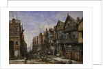 Chester: Watergate Street from the Corner of Crook Street, with Eastgate Beyond by Louise Ingram Rayner