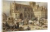 At Gervaise, Falaise: Market Day by Myles Birket Foster