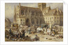 At Gervaise, Falaise: Market Day by Myles Birket Foster