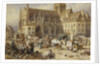 At Gervaise, Falaise: Market Day by Myles Birket Foster
