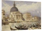 The Church of San Simone and San Guida, Venice: Arrival of a Train by Myles Birket Foster