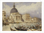 The Church of San Simone and San Guida, Venice: Arrival of a Train by Myles Birket Foster