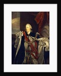 Portrait of William Augustus, Duke of Cumberland, standing three-quarter length, in Garter Robes by Joshua Reynolds