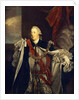Portrait of William Augustus, Duke of Cumberland, standing three-quarter length, in Garter Robes by Joshua Reynolds