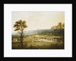 An Extensive View of Chatsworth, Derbyshire from the South-West by Thomas Smith of Derby
