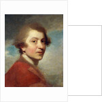 Portrait of the Artist, Head and Shoulders, in a Red Gown of a Doctor of Laws and White Stock - Unfinished by Joshua Reynolds