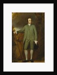 Portrait of George Morewood, Standing Full Length, in a Green Coat, Waistcoat and Breeches, Holding a Hat in His Left Hand, a Cane in His Right by George Romney
