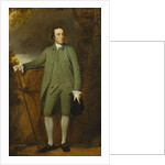 Portrait of George Morewood, Standing Full Length, in a Green Coat, Waistcoat and Breeches, Holding a Hat in His Left Hand, a Cane in His Right by George Romney