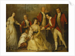 A Group Portrait of a Christening Party by Thomas Hickey