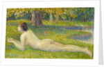 Reclining Woman; Femme Allongee by Hippolyte Petitjean