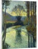 Banks of the River; Au Bord de la Riviere by Henri Jean Guillaume Martin