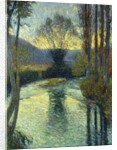 Banks of the River; Au Bord de la Riviere by Henri Jean Guillaume Martin