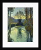 Banks of the River; Au Bord de la Riviere by Henri Jean Guillaume Martin