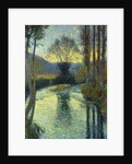 Banks of the River; Au Bord de la Riviere by Henri Jean Guillaume Martin