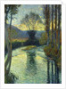 Banks of the River; Au Bord de la Riviere by Henri Jean Guillaume Martin