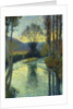 Banks of the River; Au Bord de la Riviere by Henri Jean Guillaume Martin