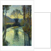 Banks of the River; Au Bord de la Riviere by Henri Jean Guillaume Martin