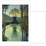 Banks of the River; Au Bord de la Riviere by Henri Jean Guillaume Martin