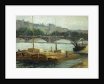 Boats at Groix; Bateaux a Groix by Paul Signac