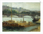 Boats at Groix; Bateaux a Groix by Paul Signac