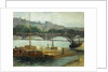 Boats at Groix; Bateaux a Groix by Paul Signac
