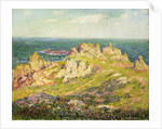 Rocks by the Sea; Rochers au Bord de la Mer by Henry Moret