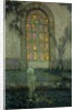 Glass Door onto the Garden; Porte Vitree sur le Jardin by Henri Eugene Augustin Le Sidaner