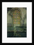 Glass Door onto the Garden; Porte Vitree sur le Jardin by Henri Eugene Augustin Le Sidaner