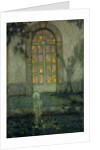 Glass Door onto the Garden; Porte Vitree sur le Jardin by Henri Eugene Augustin Le Sidaner
