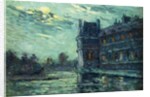 The Floods of 1910, The Pavilon de Flore, at The Louvre, Paris; Les Inondations de 1910, Le Pavillon de Flore, 1910 by Maximilien Luce