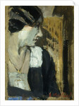 Profile of a Woman; Profil de Femme by Edouard Vuillard