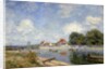 The Weir on the Loing at Saint-Mammes; Le Barrage du Loing a Saint-Mammes, 1885 by Alfred Sisley