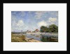 The Weir on the Loing at Saint-Mammes; Le Barrage du Loing a Saint-Mammes, 1885 by Alfred Sisley