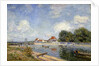 The Weir on the Loing at Saint-Mammes; Le Barrage du Loing a Saint-Mammes, 1885 by Alfred Sisley
