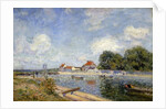 The Weir on the Loing at Saint-Mammes; Le Barrage du Loing a Saint-Mammes, 1885 by Alfred Sisley