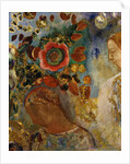 Two Young Girls with Flowers; Deux Jeunes Filles en Fleurs, 1912 by Odilon Redon