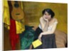 Woman and Guitar; Femme et Guitare, 1913 by Felix Edouard Vallotton