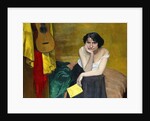 Woman and Guitar; Femme et Guitare, 1913 by Felix Edouard Vallotton