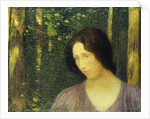 Head of a Woman; Tete de Femme by Henri Jean Guillaume Martin