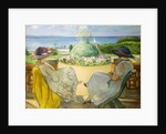 Two Young Women on a Terrace by the Sea; Deux Jeunes Filles sur une Terrasse en Face la Mer, 1922 by Henri Lebasque