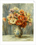 Vase d'Anemones, by Pierre Auguste Renoir