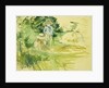 Children by the Side of a Lake; Enfants au Bord du Lac, 1894 by Berthe Morisot