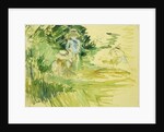 Children by the Side of a Lake; Enfants au Bord du Lac, 1894 by Berthe Morisot
