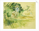 Children by the Side of a Lake; Enfants au Bord du Lac, 1894 by Berthe Morisot