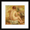 Seated Female Nude, View from behind; Femme nue assise, vue de dos, 1917 by Pierre Auguste Renoir